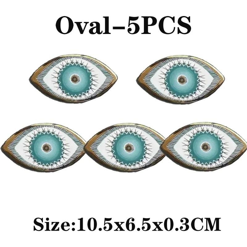 5 шт. настенных украшений, легко устанавливаемых, настенных, декоративных, турецких, греческих, синих, настенных, подвесных, от сглаза