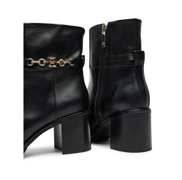 Ботильоны Tommy Hilfiger FW0FW08183, черные