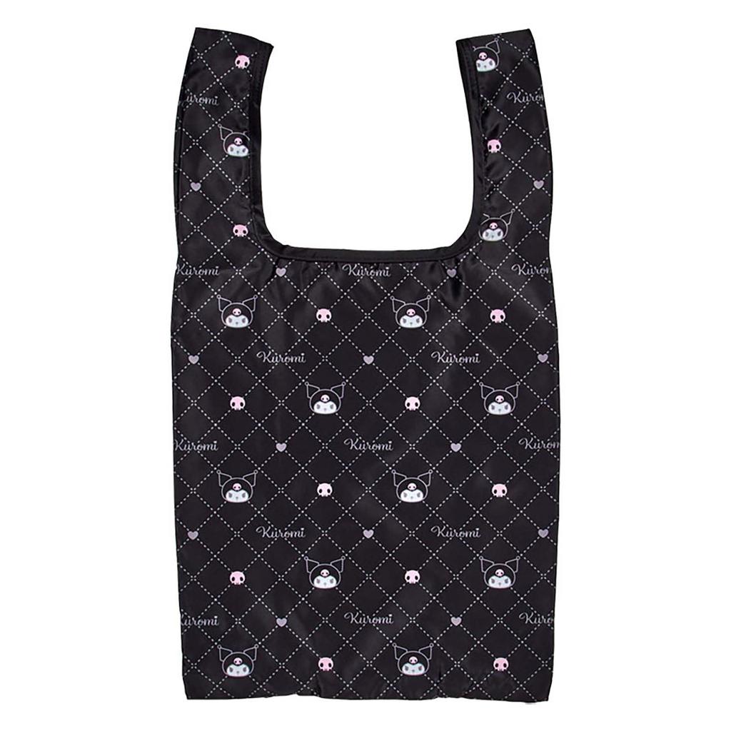 Sanrio Kuromi Eco Bag with Ages 3 and 390372 Case, Water-Repellent, Up,