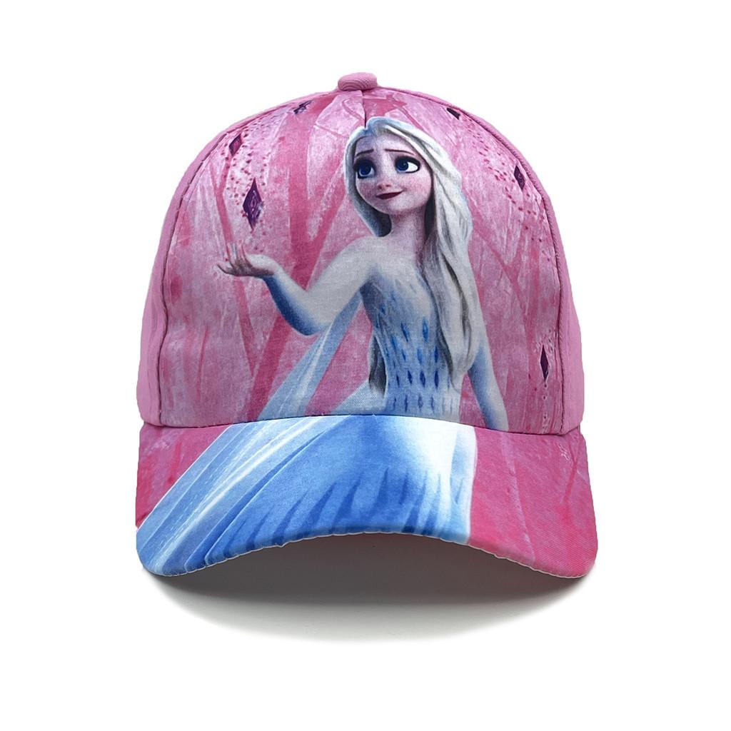 Frozen Baseball Character Hat With Breathable Polyester Material Sun Protection