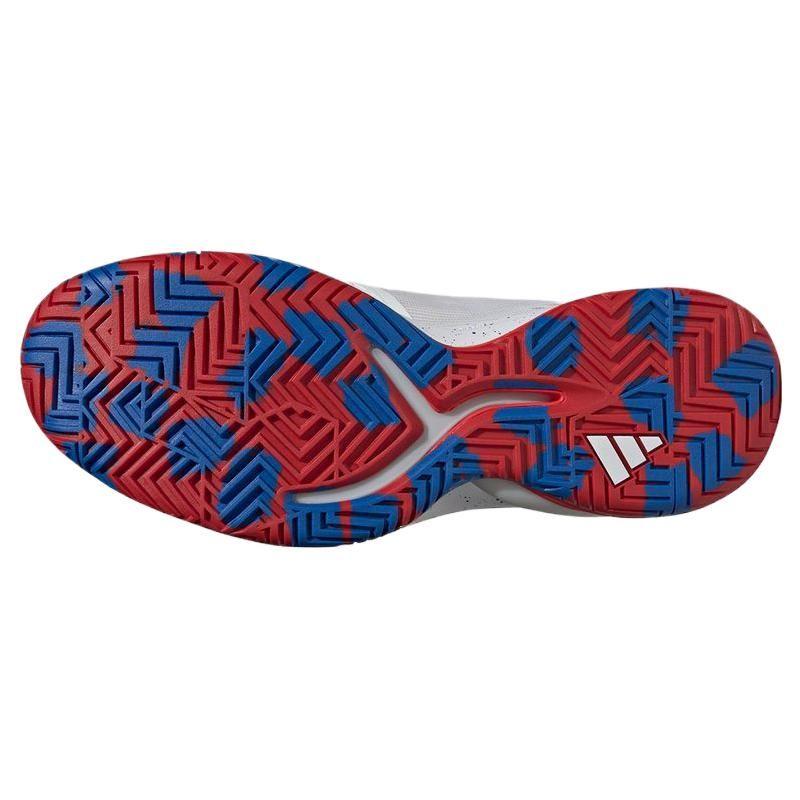 Adidas Adizero Cybersonic White Blue Bright Red Мужские кроссовки Cloud-White Silver-Metallic IG9513