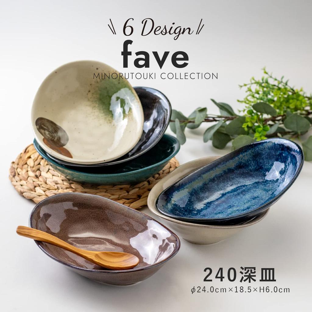 Marusankondo Mino Ware Fave 240 глубокая тарелка коричневая глубокая тарелка