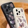 Мягкий ТПУ чехол с мультяшным принтом сердец для iPhone 16 15 Pro Max Plus 14 13 12 11 Pro Max Противоударный чехол для телефона Чехол Funda