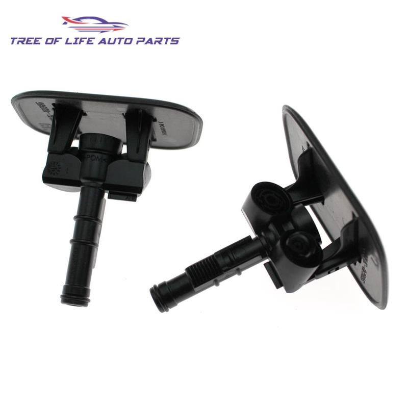 Left Right Front Headlight Cleaning Washer Spray Nozzle Cover Headlamp Water Jet Cap For KIA Cadenza K7 2010 2011 2012