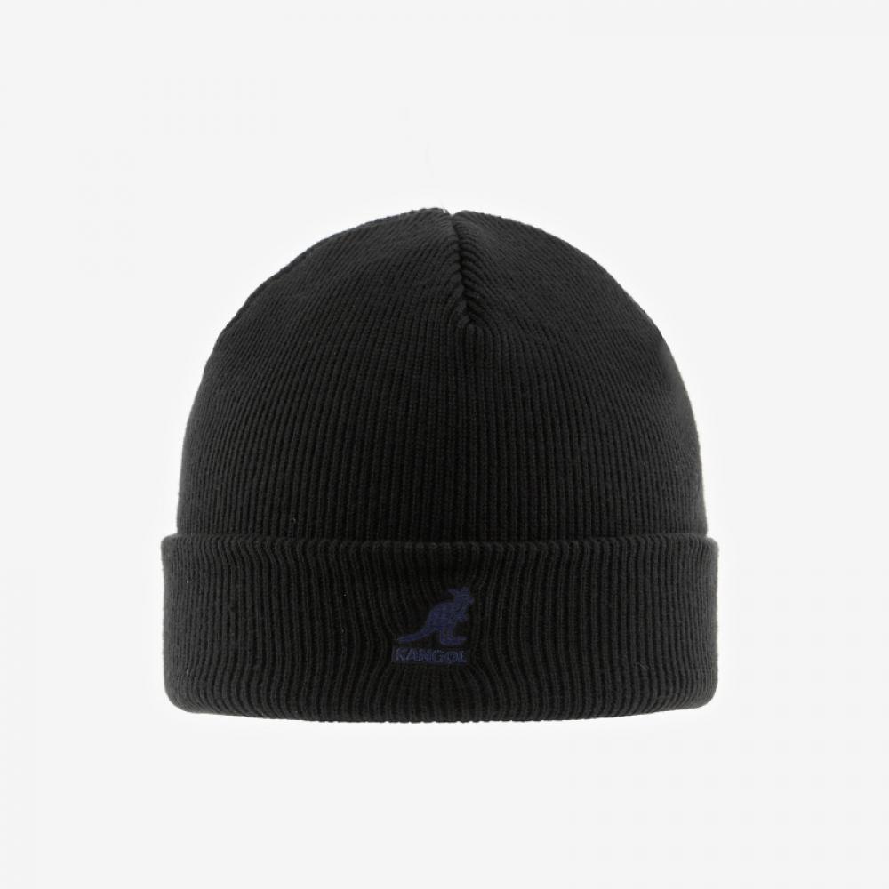 Kangol 2978bc Черный Черный Отворот Натяжная Акриловая Шапка-Бини