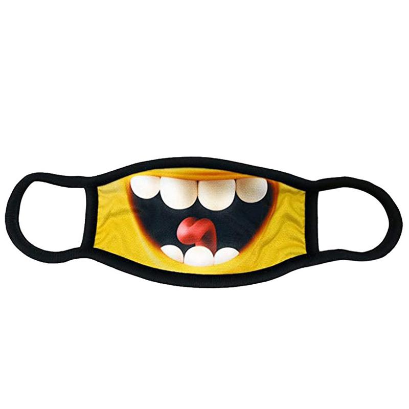 Забавная маска с выражением лица Моющиеся и многоразовые маски для лица для мужчин, женщин, взрослых, пожилых людей