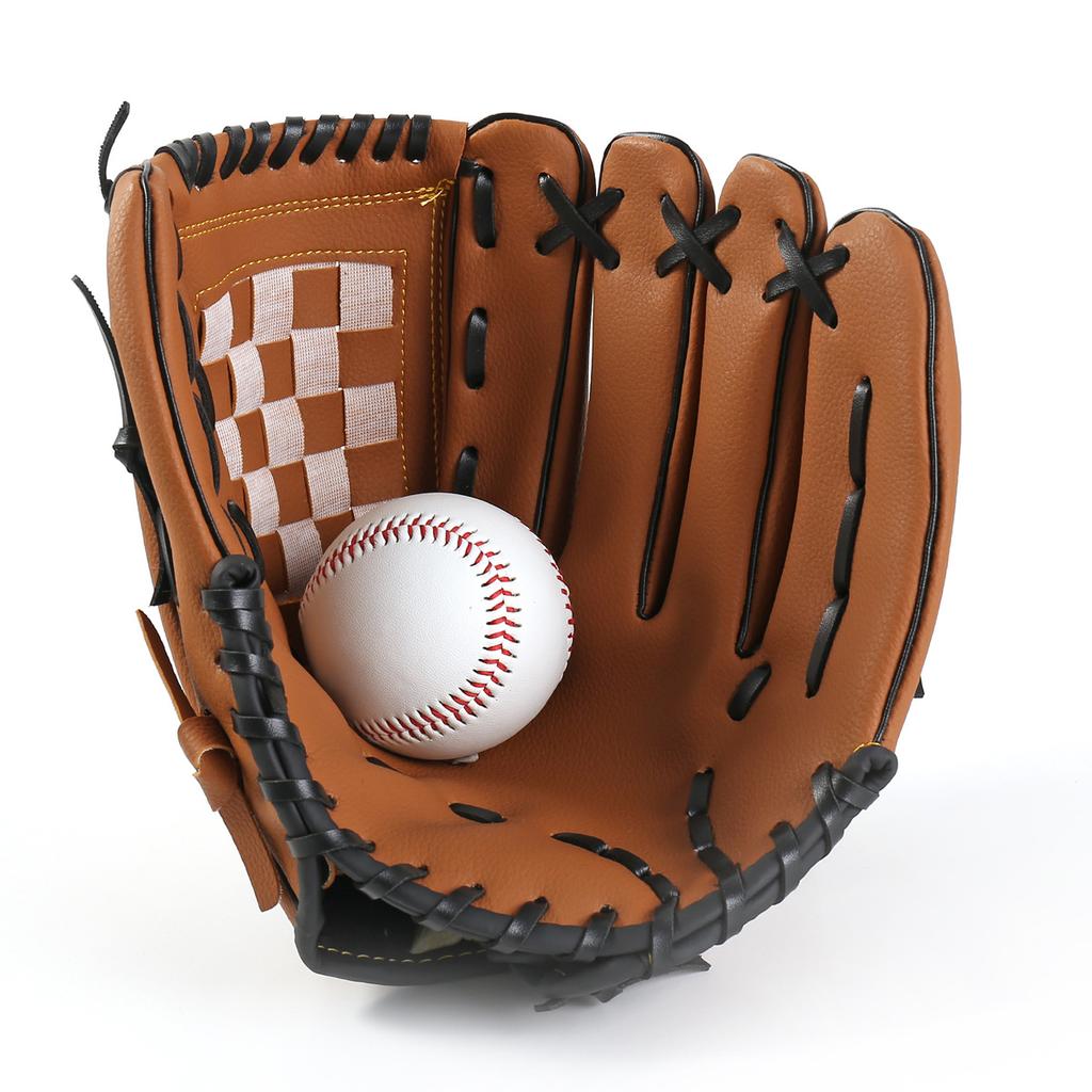 Baseball Batting Gloves Adult Thickened PU Imitation Leather Baseball Gloves Children's and Youth Pitcher Softball Gloves
