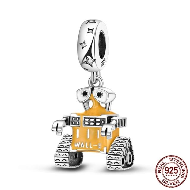 Серия из серебра и розового золота 925 пробы, подвеска в виде бусины, браслет с подвесками, изготовление ювелирных изделий, подарок для женщин