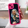 Плотный ТПУ чехол для мобильного телефона Cardi B для iPhone 17 16 15 14 13 12 11 Air Pro Max Plus Цветная крышка