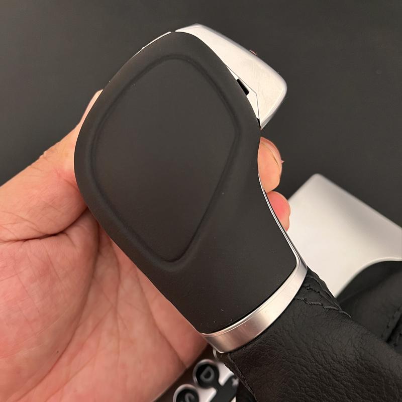 Кожаная черная строчка на DSG, ручка переключения передач, чехол рычага для Golf 6 MK6 GTI Jetta MK6 GLI
