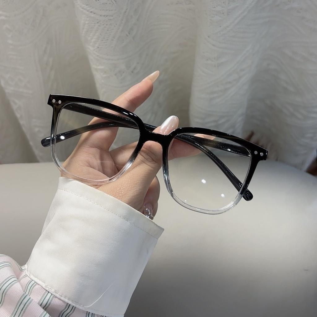 Transparent Myopia Glasses Frame For Women, Super Light, Big Face, Thin And Small Face, Plain Face Can Be Equipped With Degree Eyes, Large Frame