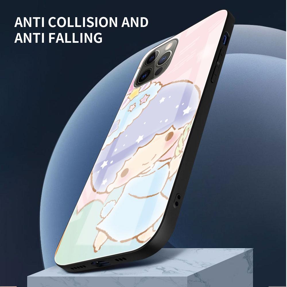 Стеклянный чехол для Apple iPhone 13 Pro 11 14 12 7 8 Plus SE 2022 XR X XS Max 6 6S закаленный чехол для телефона LittleTwinStars