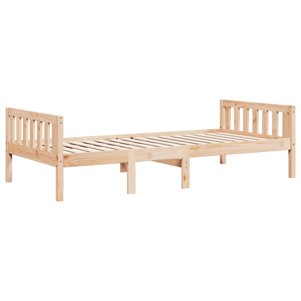 Vidaxl Łóżko Dziecięce Bez Materaca, 80X200 Cm, Lite Drewno Sosnowe