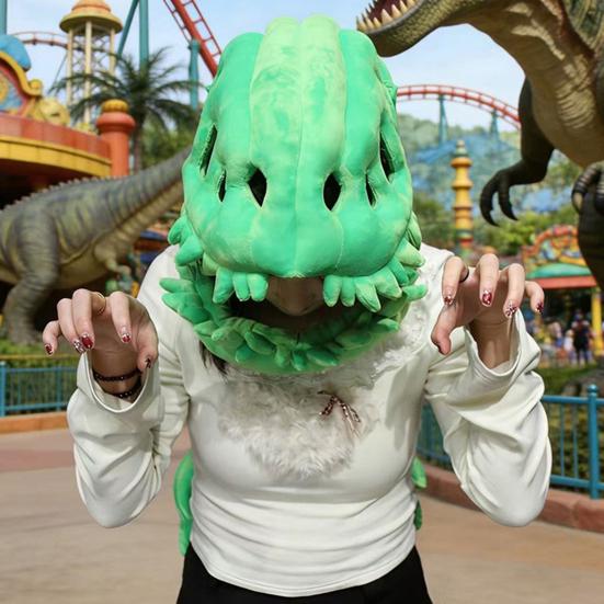 Плюшевая игрушка-скелет динозавра Реалистичный костюм динозавра с гибкой фиксацией позвоночника и звуковыми эффектами Легкий обруч для вечеринки Косплея