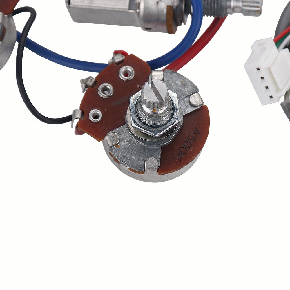 1 Комплект Электрогитарный Звукосниматель Pro Wiring Harness Потенциометры Push-Pull С Конфигурацией 2 Humbucker Для Гитары Epi Lp
