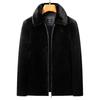 Men's Faux Mink Fleece Casual Business Jacket