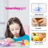 TownleyGirl Disney Princess 5 блесков для губ, 5 отшелушивающих лаков для ногтей, 24 наклейки для ногтей, детские ногти, для детей