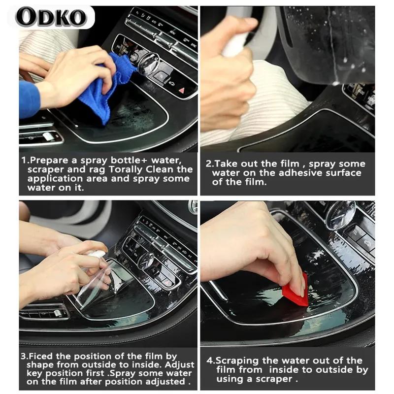 TPU Car Gear Dashboard Gps Navigation Screen Film Protective Sticker For HAVAL H6 GT Anti-scratch