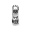 10 Pcs Stainless Steel Wire Rope Crane Pulley Block M15 Lifting Crane Swivel Hook Single Pulley Block Hanging Wire Towing Wheel