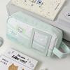 Blue Pen Bag Polka Dot Print Stationery Bag Kawaii Stationery Pouch  Students