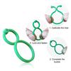 50PCS Horticulture 8 Figure-Eight Buckle Plastic Plant Binding Fixed Cable Tie Multi-Functional Fixed Clamp Hoist Ring