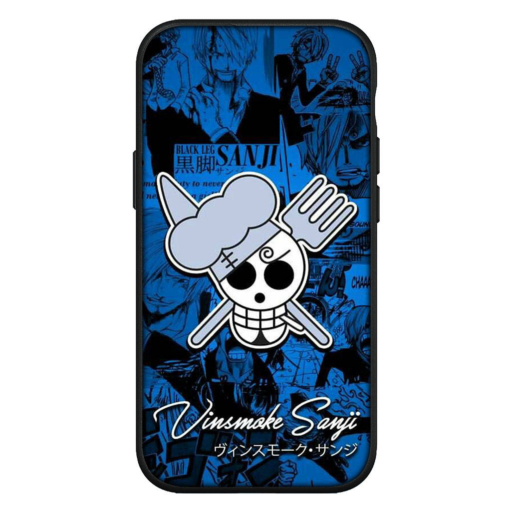 Чехол для iPhone 16 15 Xiaomi Redmi Note 14 13 12 11 Pro Max X 8 9 16e Samsung Galaxy S25 S24 S23 Moto OPPO Huawei Sanji Luffy One Piece Phone Case