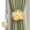 Flower Shape Curtain Buckles No Punching Curtain Strap Modern Curtain Hanging Rope  Home Decoration