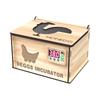 Incubators for Hatching Eggs DIY Wooden 9 Egg Incubator with Temperature Control Chicken Egg