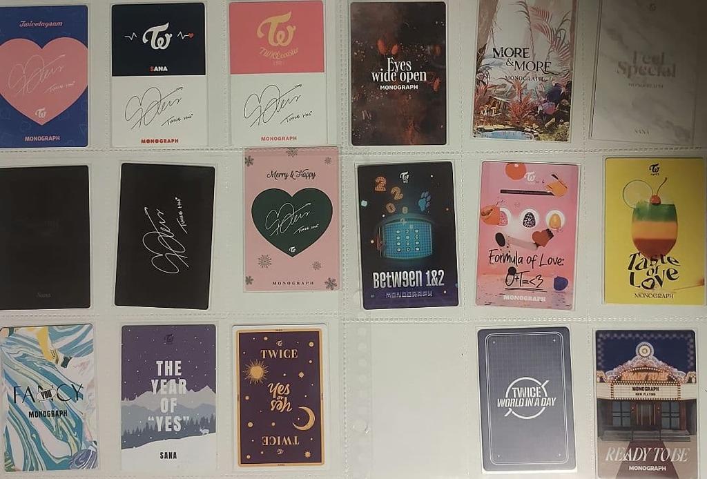 [Б/У] Торговая карточка Twice Монограмма Сана