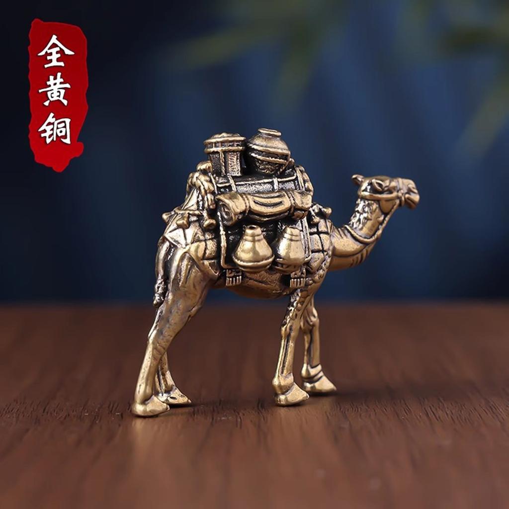 Desert Tourist Worker Brass Ornament