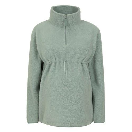 Mountain Warehouse Womens/Ladies Cosy Sherpa Half Zip Maternity Fleece Top