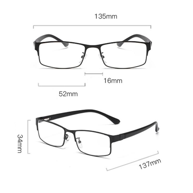 Fashion Full Frame Anti-blue Light Reading Glasses for Men Women Business Sports TR90 Frame Presbyopia Eyeglasses