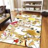 Cat Donut Duo Custom Name Carpet Rug For Living Room Bedroom Home Sofa Decoration Kids Play Nonslip Floor Mat