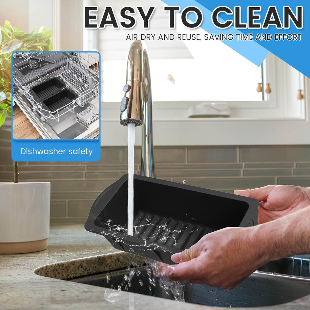 2 шт. Форма для льда Силиконовый контейнер для льда Противоскользящий поднос для льда Большого размера Форма для льда Легкое извлечение Форма для льда Поднос для льда