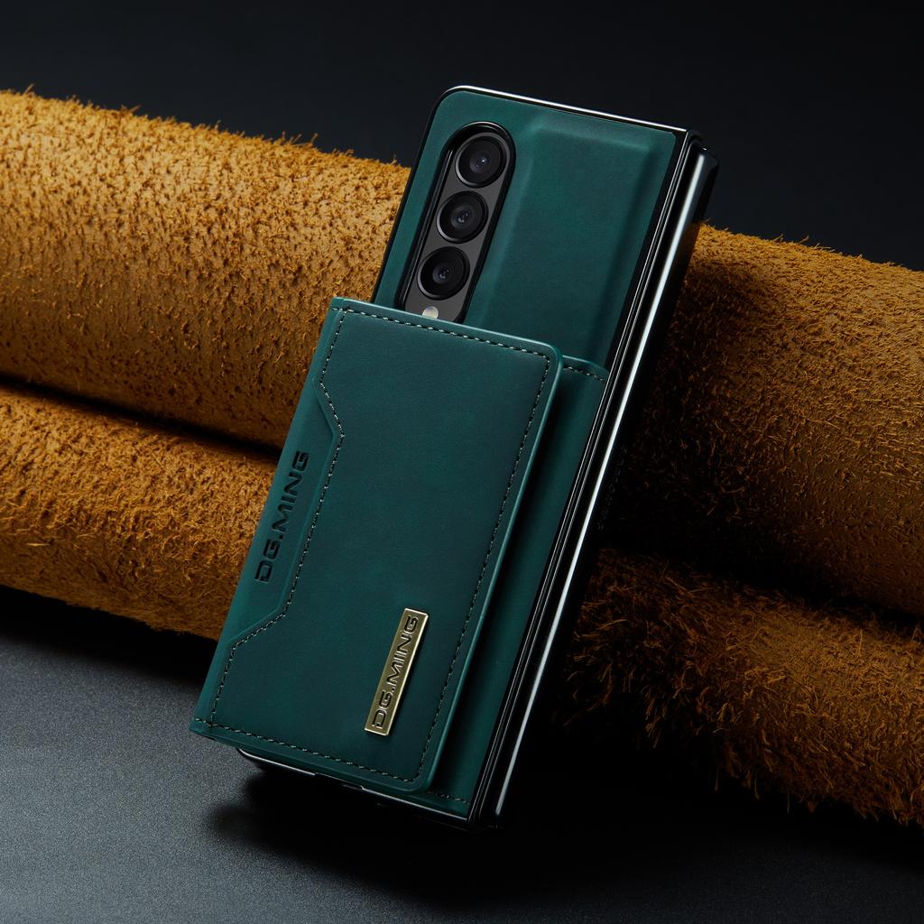 Fall Protection Comfortable Leather Wallet Case for Samsung Galaxy Z Fold 4 5G Fold4 Fold3 Fold 3 Card Holder Magnetic Phone Bag