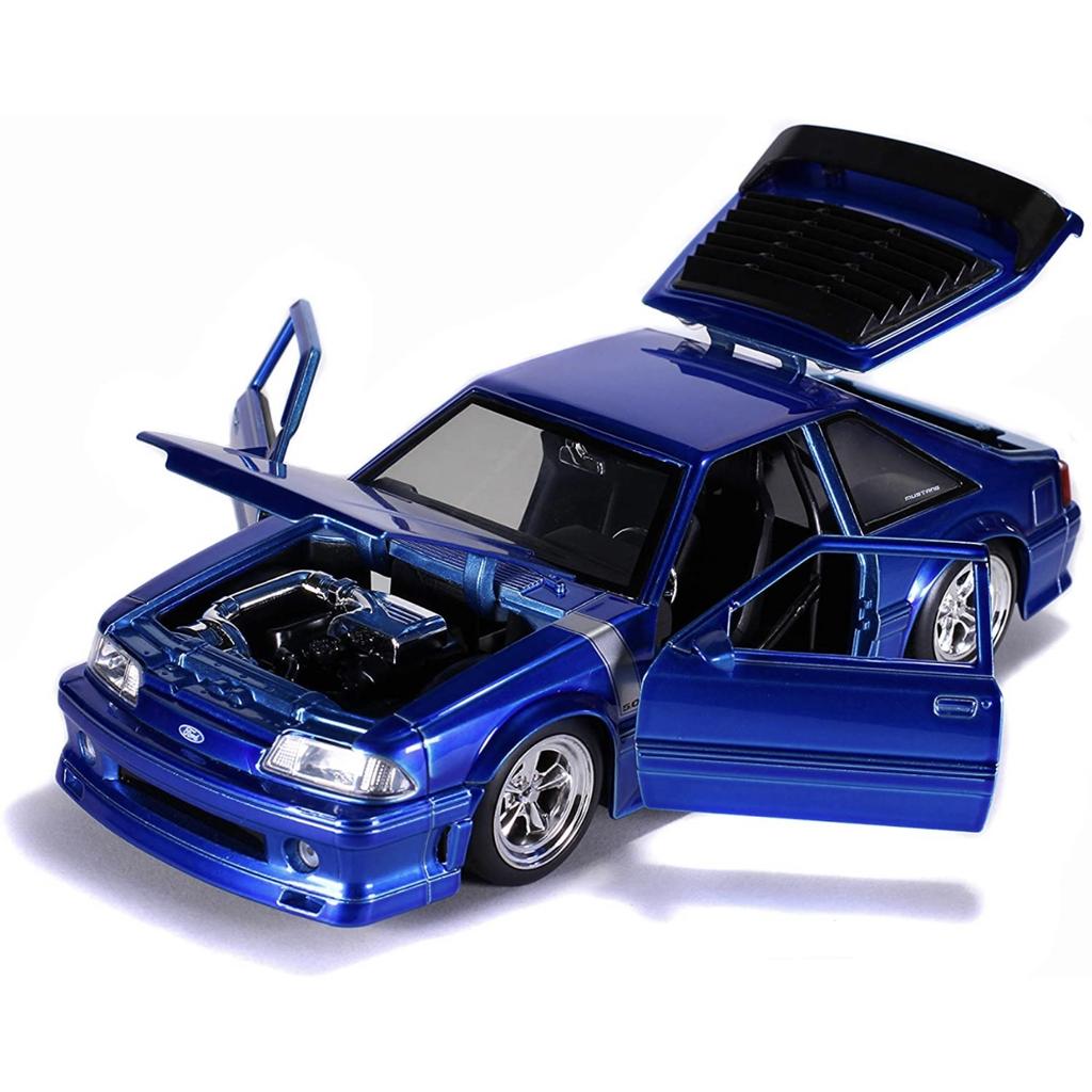 IOP14 JADA 1:24 Ford Mustang GT 1989 Alloy Car Diecasts & Toy Vehicles Car Model Miniature Scale Model Car For Children