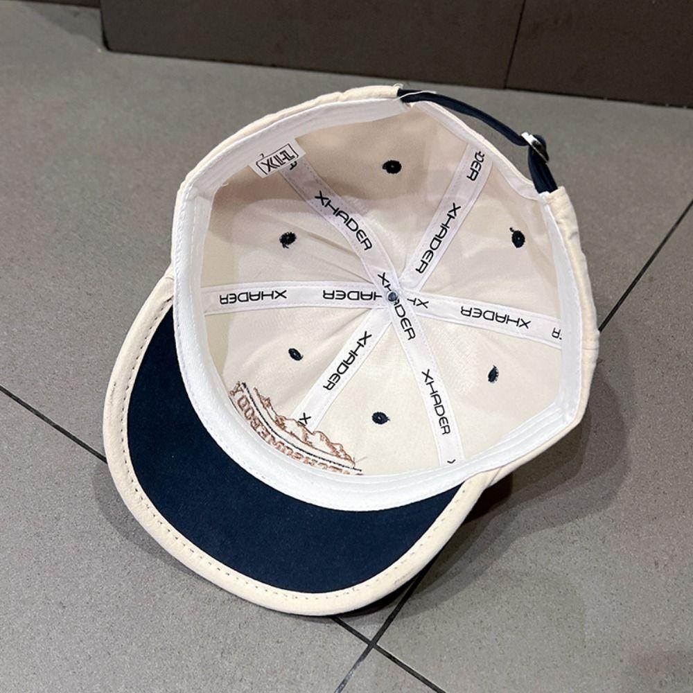 Embroidery Letter Baseball Cap Casual Peaked Cap Autumn Sunscreen Hat Streetwear