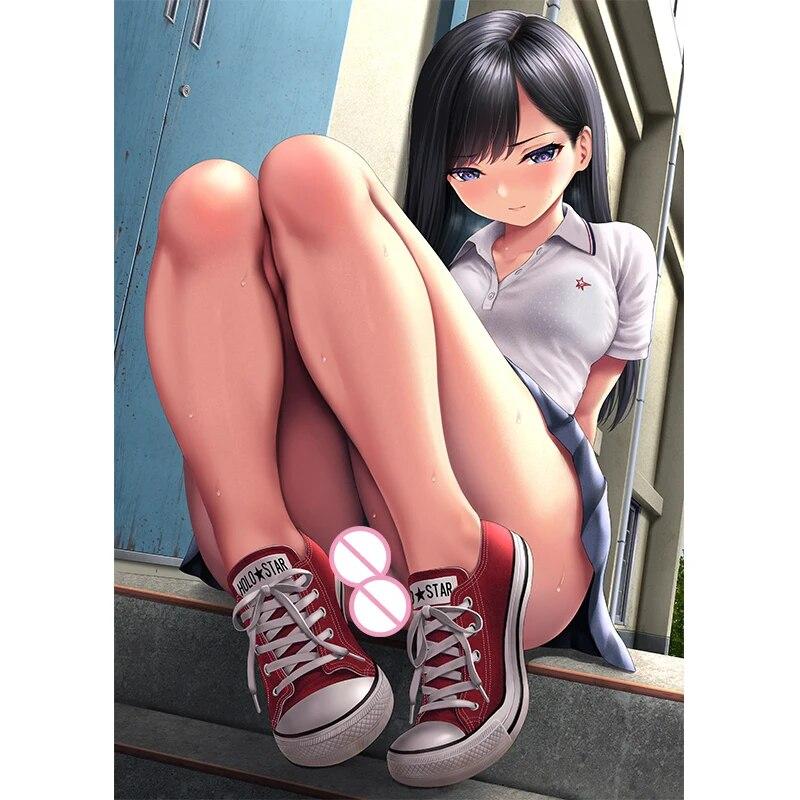 Print Canvas Game Hood Hoodie Student Nude Sexy Girl Art Living Room Bedroom Hanging Picture