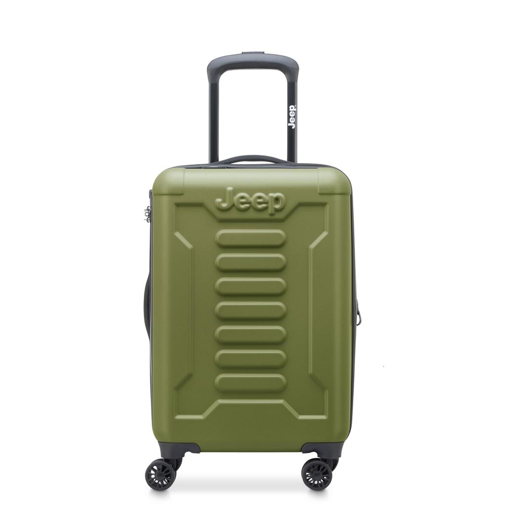 DELSEY PARIS JEEP Suitcase JH004C 55 4DW CAB EXP TR CA 34L 55cm Warranty TSA Lock Expandable Case Official Import J0374480103 Green 3.1kg 2-Year