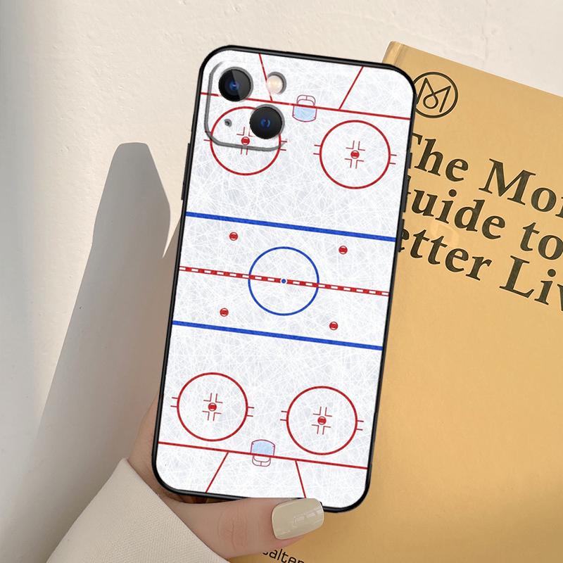 Спортивный чехол для телефона с рисунком катка для хоккея на льду для iPhone 17 16 15 14 13 12 11 Pro Max mini XR 16e 15 16 Plus 17 Air Полное покрытие