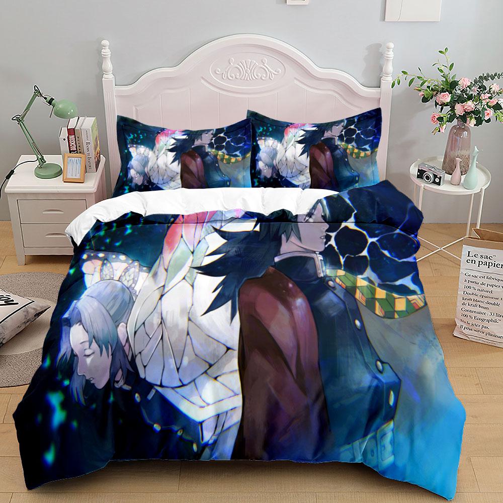 Иноске Мальчики Комплект пододеяльника EU Односпальный Двуспальный Кинг-сайз US Твин Фулл Квин-сайз истребитель Постельные принадлежности