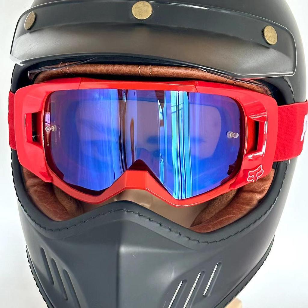 Fox Off-Road Motorcycle Riding Goggles - Wind & Sand Protection, HD Vision