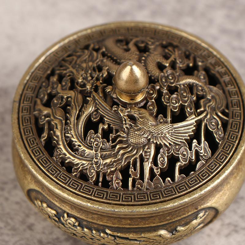 Buddhist Utensils Incense Burner Lotus Incense Censer Alloy Sandalwood House Furnishings Home Office Decoration