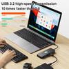 11 in 1 TYPE-C to RJ45 Gigabit USB3.2 HDMI DP+SD/TF 3.5mm Audio VGA PD100W PC