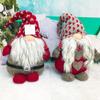 Санта-Снеговик Гном для дома, дома и улицы, украшение, плюшевые рождественские украшения, выдвижная стоячая игрушка, рождественские куклы