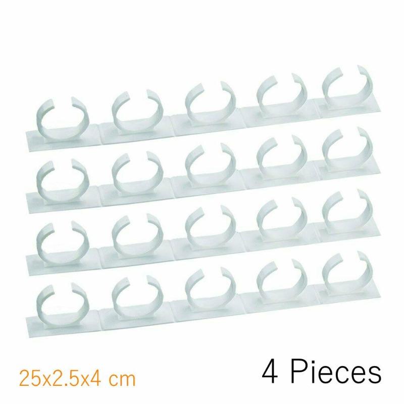2/4 Pcs Wall Mount Home Kitchen Organizer Rack Ingredient Spice Premium PP Clip Rack Organizer Accessories Jars Spice Holder Tools