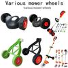 Rechargeable Lithium Battery Lawn Mower with Wheels - Compact Weeding Tool