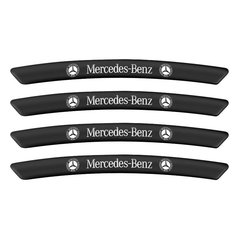 4Pcs Auto Wheel Hub Badge Tire Rim Stickers Accessories For Mercedes Benz W177 W212 W213 W205 V177 W247 W176 GLA GLC X253 GLK GLA AMG
