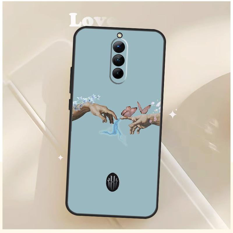 Grime Michelangelo Creation Adam Case For ZTE Nubia Red Magic 10S 9S 8S 8 9 10 11 Pro Plus 6 7 7S 6S For RedMagic 10 Air Cover