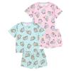 Girls Cat Short Pajamas Set (Pack of 2)